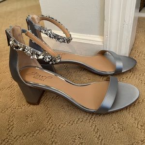 Badgley Mischka Catalina ankle strap heels